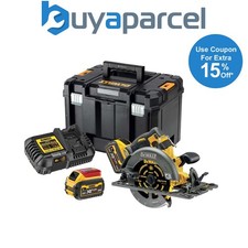 DeWalt DCS579T2 54v 190mm XR FlexVolt High Power Circular Saw 2 x 6.0Ah Battery