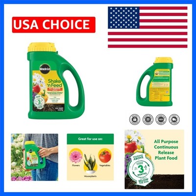 Miracle-Gro Shake 'N Feed All Purpose Plant Food, for In-Ground and Container Pl
