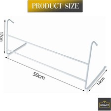 2 Pack 2 Bar Radiator Airer Dryer Clothes Drying Rack Rail Towel Holder Hang