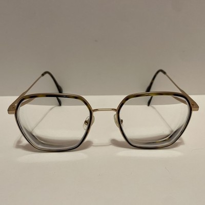 ANDY WOLF 4773 COL.02 Tortoise Gold AUTHENTIC DESIGNER EYEGLASSES 52-19-145 EUC