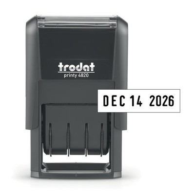 4820 Printy 4.0, Self-Inking Date Stamp for Professional, Classroom and Perso...