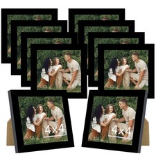 10 Packs 4x4 Picture Frames, Lightweight 4 by 4 Frames Bulk Set of 10 Collage...