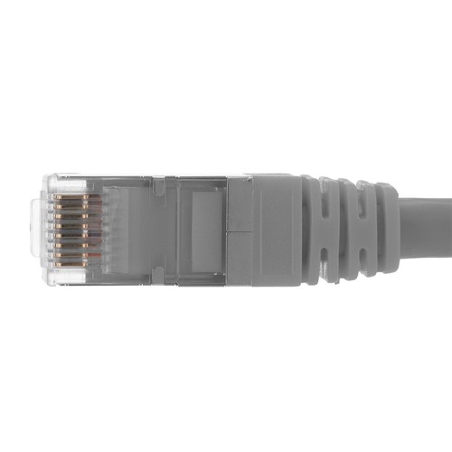 Ethernet Patch Cable CAT6A, S/FTP, 26AWG, 10 Ft, 5 pack, Gray - 第 3/4 張圖片