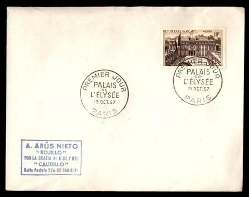 Mayfairstamps France FDC 1957 Paris architecture First Day Cover aaw_48717