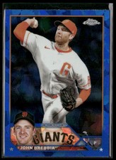 2023 Topps Chrome Update Sapphire Edition #USCS157 John Brebbia