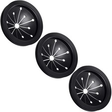 3 Pack Garbage Disposal Splash Guard Sink Baffle Rubber 3.1in Drain Plug