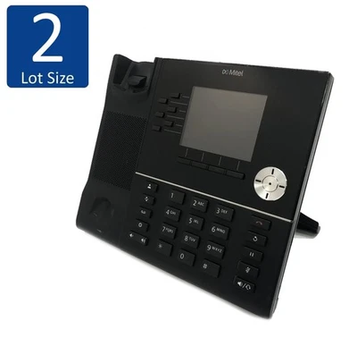 Lot of 2 Mitel 6920 50006767 VOIP Desktop Phone Base with Stand - Image 1 of 4