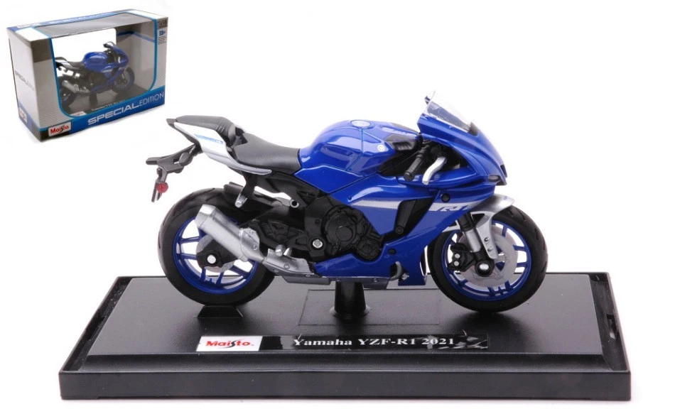 Modellino Moto Yamaha YZR-M1 Pressofuso Scala 1:18 - Miniatura Da Collezione 2023