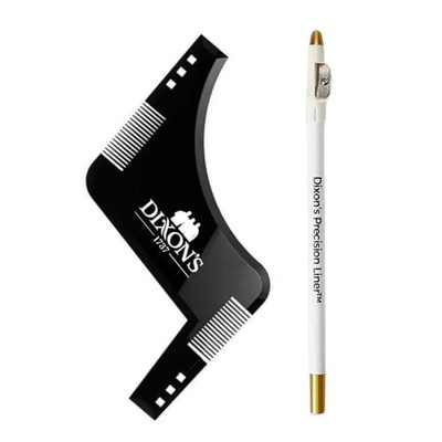 Clear Line Pro Beard Shaper Tool for Men Beard Shaper with Liner Pencil Black