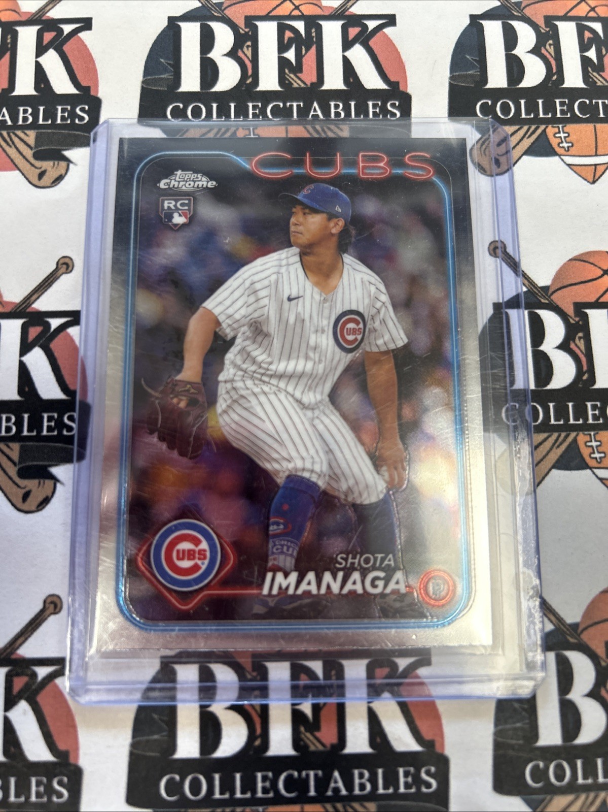 Shota Imanaga 2024 Topps Chrome #121 RC Rookie Chicago Cubs FREE SHIPPING !