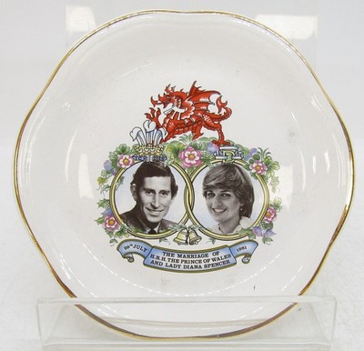 Palissy Royal Worcester Spode Trinket Dish Charles and Diana