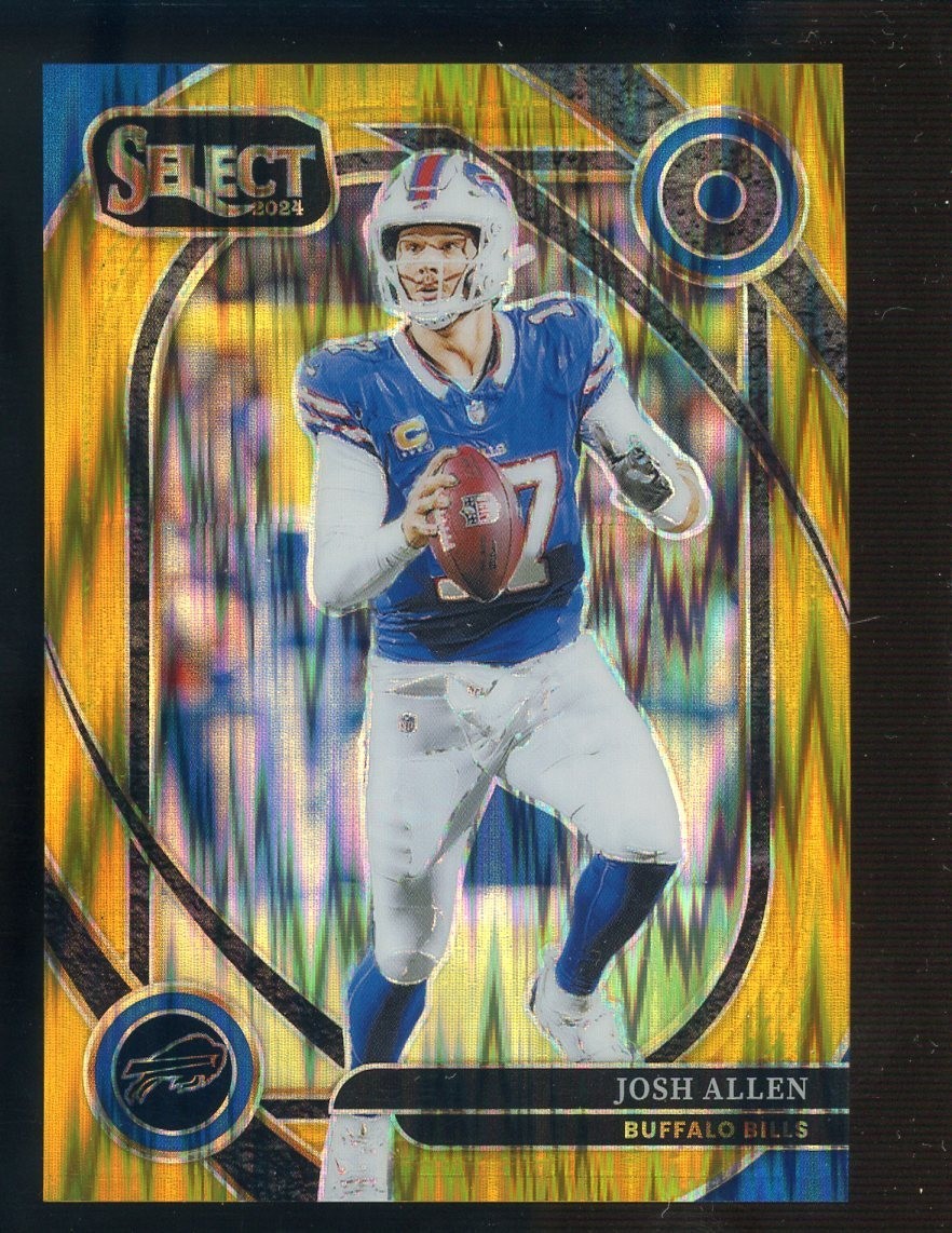2024 Select Club Level Gold Shock Prizm #225 Josh Allen Bills 8/10