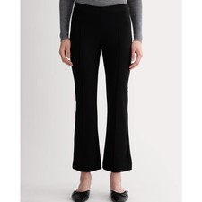 NWOT Everlane The Dream Kick Flare Pant Black Women’s Size XXS 2065-L