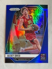 2024-25 Panini Prizm Euroleague Blue Alexey Shved /199 #28 CSKA Moscow