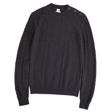 Hermes Knit 22AW Sweater Long Sleeve Wool Cashmere Top Women 34 XS Used MOLO-0