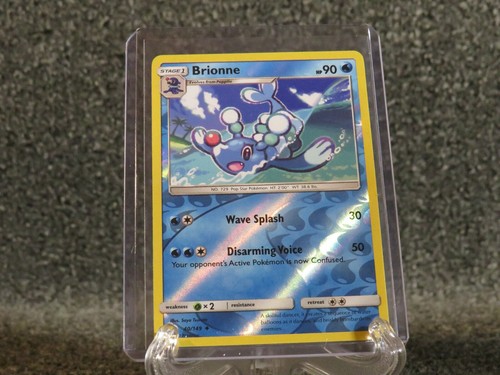 Pokemon: Brionne SM Base Set (Rev Holo)