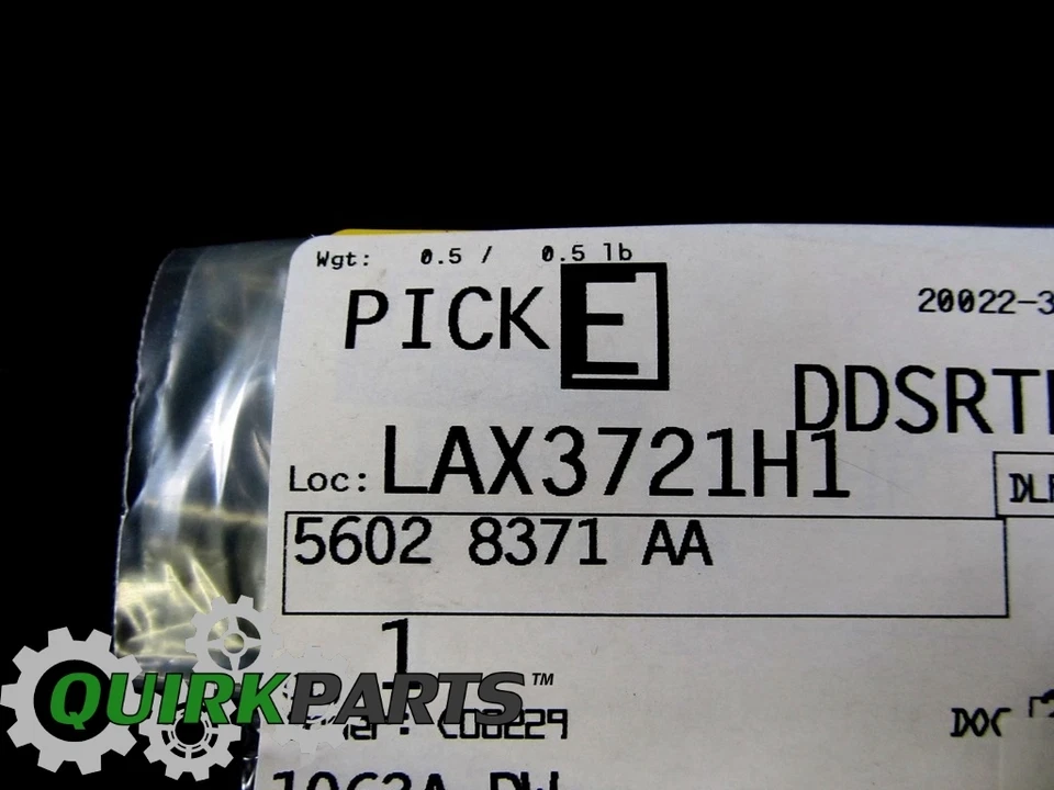 Dodge Van 2003 tamaño completo cable de encendido escudo inyector de combustible escudo térmico Mopar Foto 4 de 4