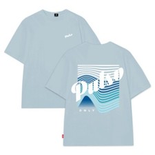 PULSV 2025 Blue Wave T-Shirts Unisex Badminton Tee Sports Casual Top OverFit NWT