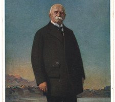 GERMANY Art Postcard FERDINAND VON ZEPPELIN (1912) Unused {samwells}MA1667