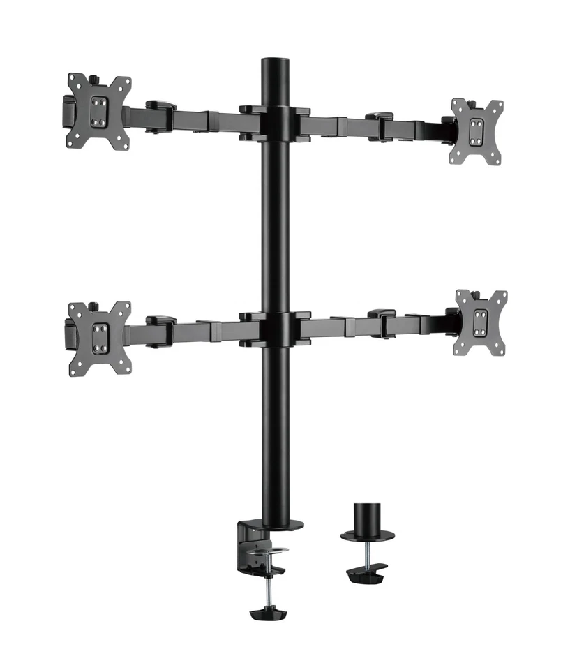 Quad Monitor Schwenkarm Tisch Halterung Halter Bildschirm Ständer 4 x 8KG 848Q - Bild 4 von 4