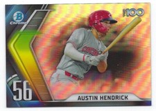 Austin Hendrick 22 Bowman Chrome Top 100 Prospects #BTP56 NRMT+ Cincinnati Reds