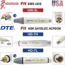 Woodpecker DTE Dental Ultrasonic Piezo Scaler Handpiece Tips HD-7L HW-5L HD-7H