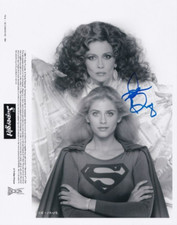 FAYE DUNAWAY signed Autogramm 20x25cm SUPERGIRL in Person autograph COA