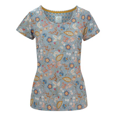 PIP Studio Damen T-Shirt Oberteil Kurzarmshirt Tilly Short Sleeve Top Jameela