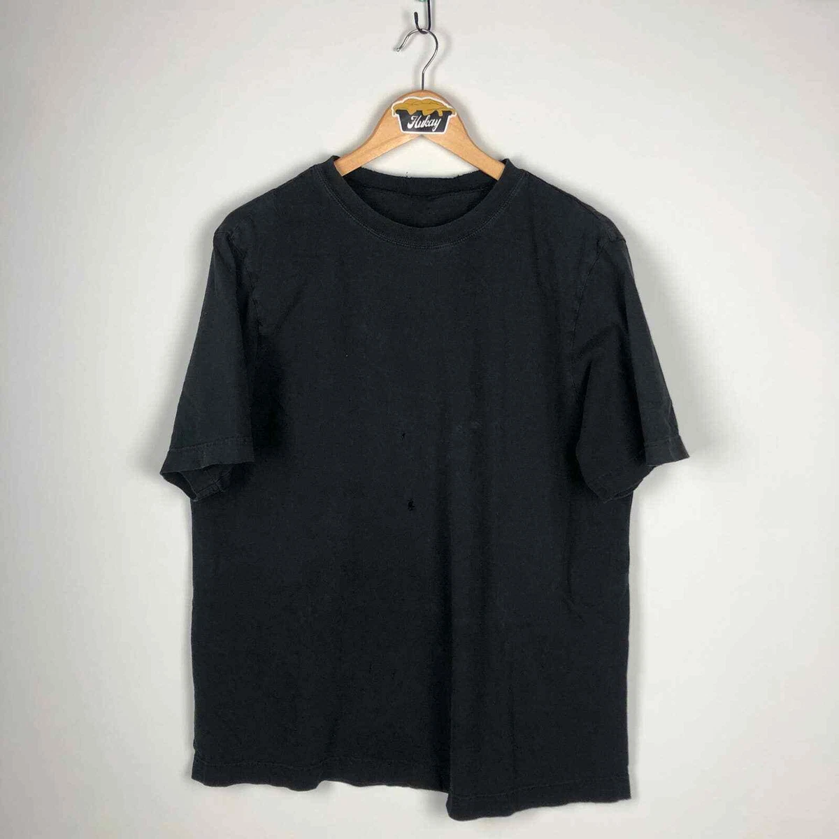 Plain black top t shirt ebay