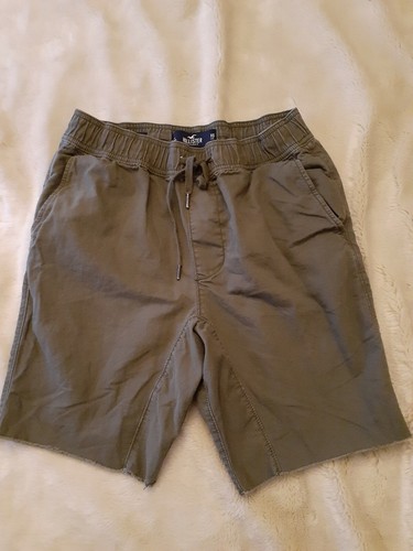 Hollister Jogger Shorts Mens XS Green 
