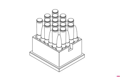 REPACKBOX Fast Loading Tray: 5.56 X 45 for REPACKBOX Ammo Boxes