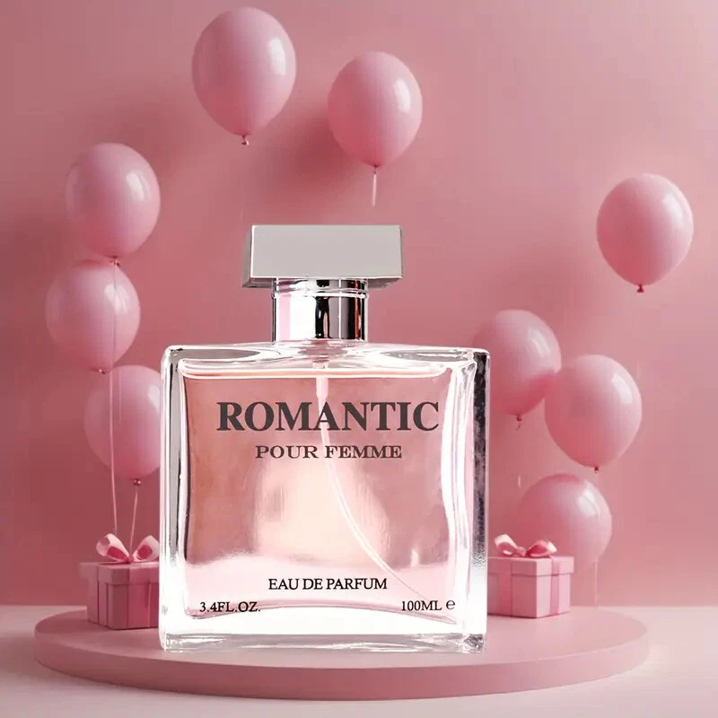 Perfume Romantic Pour Femme para mujer EAU DE Rose Freesia 3,4 OZ nuevo en caja Foto 3 de 4
