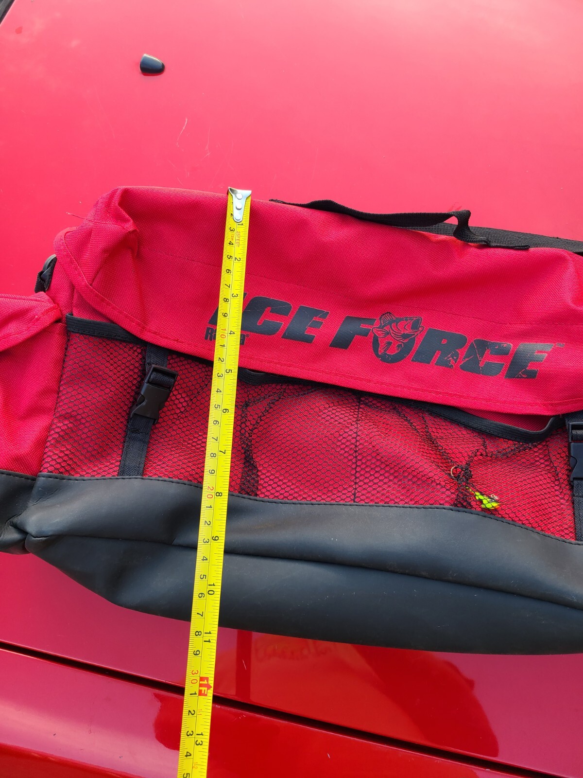 Rapala Ice Force Red Duffle Messenger Tackle Bag eBay
