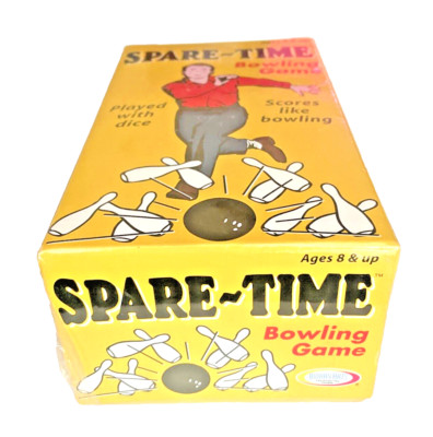 Spare Time Bowling Game Played With Dice Scores Like Bowling NEW Sealed  Vintage