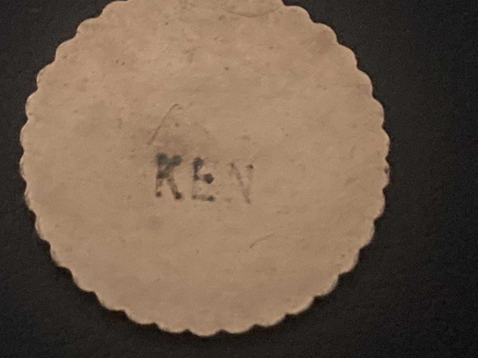 Signed KEN Gold Tone Double Interlocking Heart Sw… - image 4