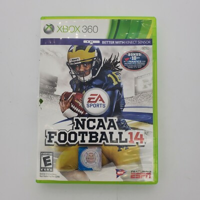 NCAA Football 14 (Xbox 360, 2013) Complete Tested Rare  