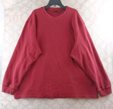 Vintage Eddie Bauer Sweater Mens Extra Large Red Baumwolle Long Sleeves