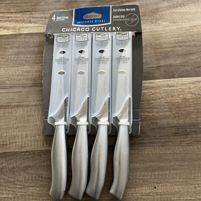 Steel 18-piece Knife Block Set Reviews CHICAGO CUTLERY Insignia