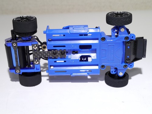 Kyosho Mini-Z MR-03 VE ASF Blue Nissan Fairlady 240ZG chassis & body set USED - Picture 11 of 18
