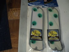 2 - PRO TROLL 8 " FLASHERS/WITH E CHIP (CHROME BLACK EYED PEAS) NIP