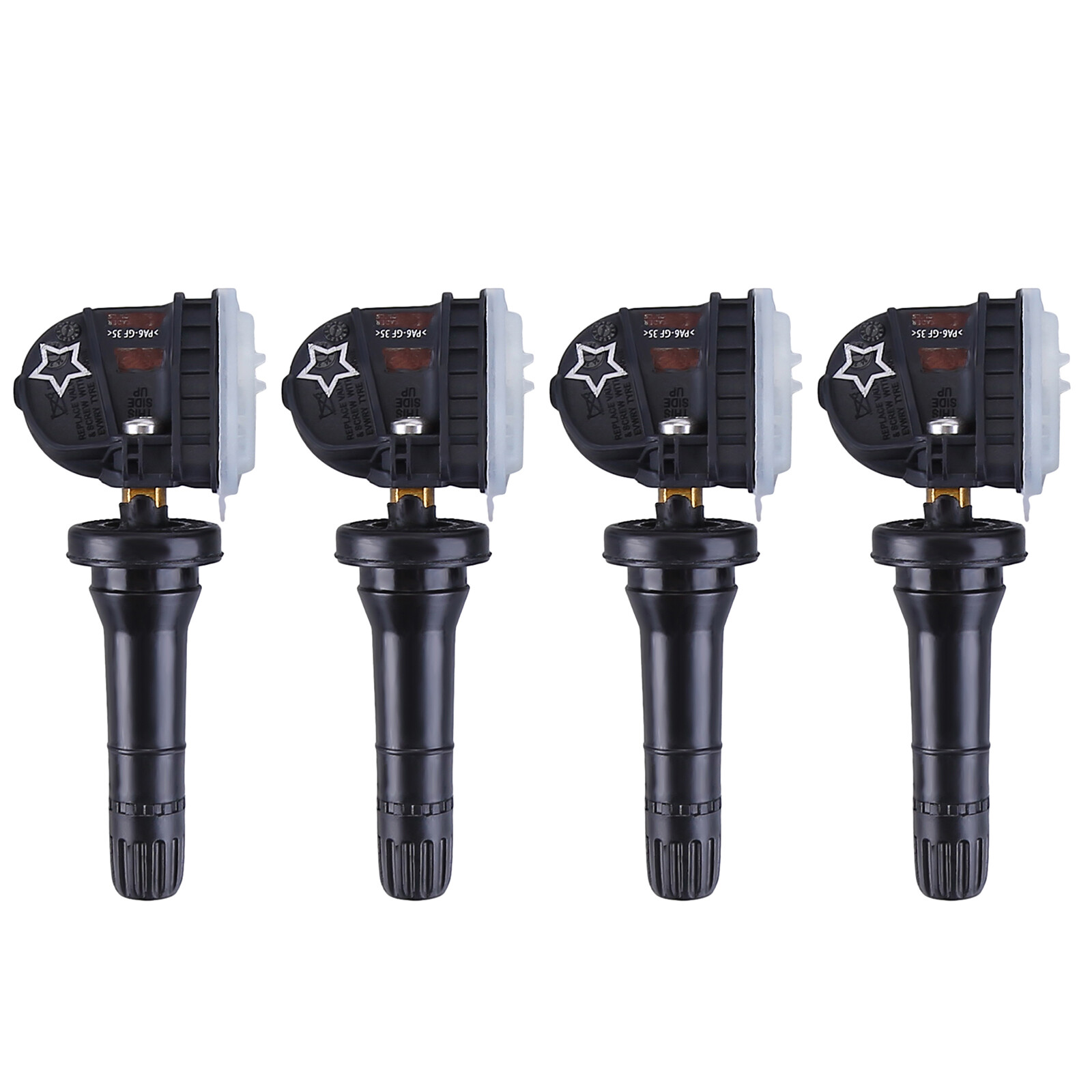 4 New 315MHz TPMS Sensors 13540600 Fit Chevy GMC Replacement