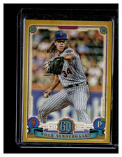 2019 Topps Gypsy Queen Chrome Box Topper Gold #291 Noah Syndergaard  SN50