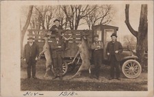 Postcard Rppc Ford Model Tt Panel Truck 1918 Deer Hunters Hunting Postcard Rppc Ford Model Tt Panel Truck 1918 Deer Hunters Hunting