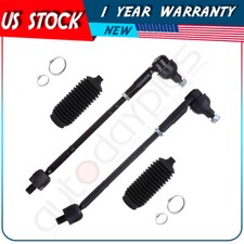 For 1998-07 Volkswagen Jetta 4pcs Steering Inner Outer Tie Rod End Rack Bellow For 1998-07 Volkswagen Jetta 4pcs Steering Inner Outer Tie Rod End Rack Bellow