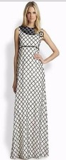 BN Beautiful Designer TORY BURCH Ladies Elegant Beaded Evening Gown Size 2