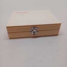 AmScope Microscope Slides In Wooden Box Glass...