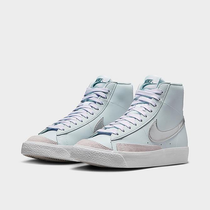 Men's Nike Blazer Mid '77 (GS) Pure Platinum Metallic Silver Men's Nike Blazer Mid '77 (GS) Pure Platinum Metallic Silver