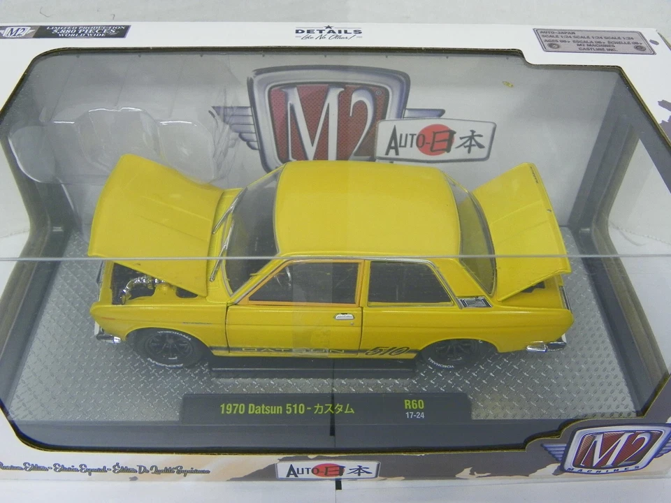 Máquinas M2 1/24 1970 Datsun 510 naranja ¡¡NUEVO EN CAJA!!! Foto 2 de 3