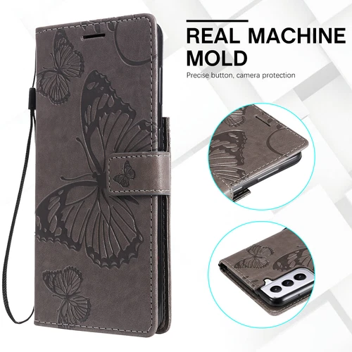 Butterfly Leather Card Wallet Case For Samsung S25 S24 S23 S22 S21 Ultra Plus - Foto 56 di 72