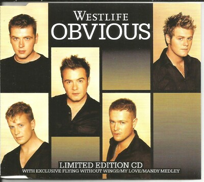 WESTLIFE Obvious w/ HITS MEDLEY LIMITED Europe CD single SEALED USA Seller 2004